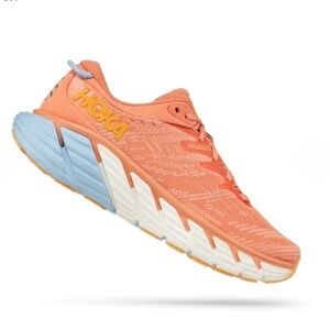 Hoka One One Women's Gaviota 4 Running Shell Coral/Peach Parfait Sz 8.5 like new